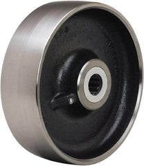 Hamilton - 10 Inch Diameter x 3 Inch Wide, Forged Steel Caster Wheel - 5,500 Lb. Capacity, 3-1/4 Inch Hub Length, 1 Inch Axle Diameter, Straight Roller Bearing - Caliber Tooling