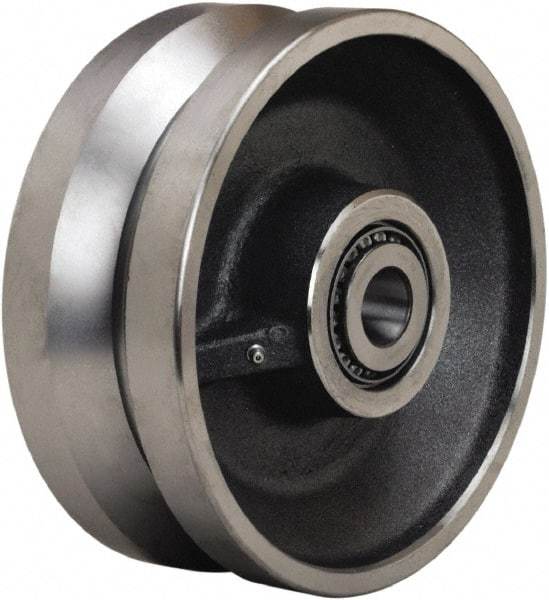 Hamilton - 10 Inch Diameter x 4 Inch Wide, Forged Steel Caster Wheel - 16,000 Lb. Capacity, 4-1/4 Inch Hub Length, 1-1/2 Inch Axle Diameter, Tapered Roller Bearing - Caliber Tooling