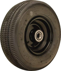 Hamilton - 12 Inch Diameter x 4-1/8 Inch Wide, Rubber Caster Wheel - 625 Lb. Capacity, 4-3/8 Inch Hub Length, 1 Inch Axle Diameter, Tapered Roller Bearing - Caliber Tooling