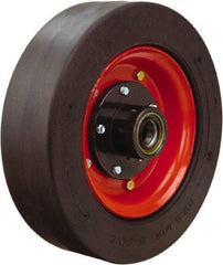 Hamilton - 14 Inch Diameter x 4 Inch Wide, Rubber Caster Wheel - 1,500 Lb. Capacity, 4-1/2 Inch Hub Length, 1-1/4 Inch Axle Diameter, Tapered Roller Bearing - Caliber Tooling