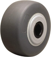 Hamilton - 4 Inch Diameter x 2 Inch Wide, Rubber on Thermoplastic Caster Wheel - 300 Lb. Capacity, 2-3/16 Inch Hub Length, 5/8 Inch Axle Diameter, Straight Roller Bearing - Caliber Tooling