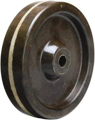 Hamilton - 5 Inch Diameter x 1-1/4 Inch Wide, Phenolic Caster Wheel - 300 Lb. Capacity, 1-3/8 Inch Hub Length, 1/2 Inch Axle Diameter, Plain Bore Bearing - Caliber Tooling