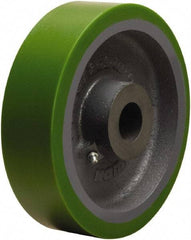 Hamilton - 8 Inch Diameter x 2 Inch Wide, Polyurethane on Cast Iron Caster Wheel - 1,500 Lb. Capacity, 2-1/4 Inch Hub Length, 1-3/16 Inch Axle Diameter, Plain Bore Bearing - Caliber Tooling