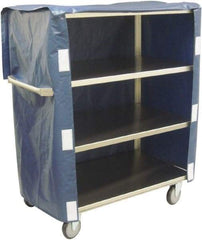 Jamco - 600 Lb Capacity, 48" Wide x 22" Long x 47" High Linen Cart - 4 Shelf, Stainless Steel, 4 Swivel Casters - Caliber Tooling