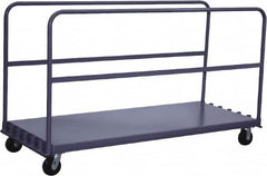 Jamco - 2,000 Lb Capacity Adjustable Sheet & Panel Truck - Steel Deck, 48" OAW, 9" Platform Height - Caliber Tooling