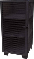 Jamco - 3 Shelf Security Storage Cabinet - Steel, 24" Wide x 24" Deep x 54" High, Black - Caliber Tooling