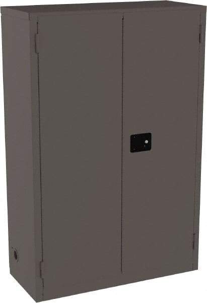 Jamco - 4 Shelf Security Storage Cabinet - Steel, 18" Wide x 43" Deep x 65" High, Gray - Caliber Tooling