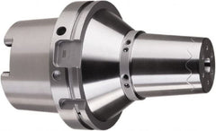 HAIMER - 1-1/4" Hole Diam, HSK125A Taper Shank Shrink Fit Tool Holder & Adapter - 7" Projection, 2.76" Nose Diam, 2.28" Clamping Depth, 25,000 RPM, Through Coolant - Exact Industrial Supply