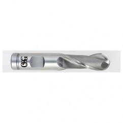 5/8'' Dia. - 3-1/2'' OAL - Bright M-42 Cobalt - Ball End SE EM - 2 FL - Caliber Tooling