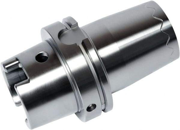 HAIMER - 3/4" Hole Diam, HSK100A Taper Shank Shrink Fit Tool Holder & Adapter - 200mm Projection, 1.73" Nose Diam, 2.05" Clamping Depth, 25,000 RPM, Through Coolant - Exact Industrial Supply