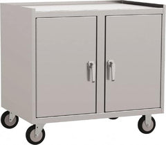 Jamco - 36" Wide x 34" High x 24" Deep, Mobile Closed Cabinet - 1,200 Lb Capacity, 24" Shelf Clearance - Caliber Tooling