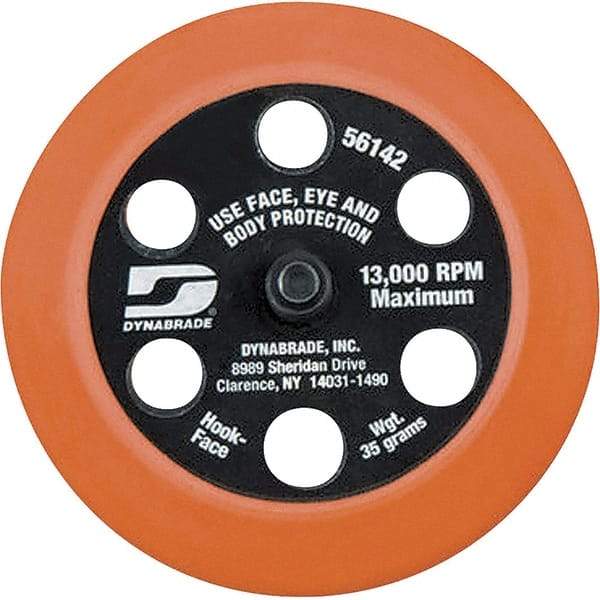 Dynabrade - 3" Diam Disc Backing Vacuum Replacement Pad - Medium Density, 13,000 RPM - Caliber Tooling