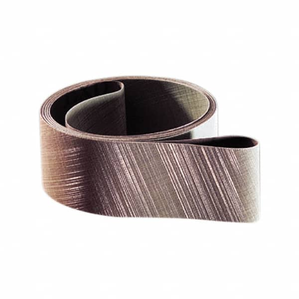 3M - 2" Wide x 132" OAL, A80 Grit, Aluminum Oxide Abrasive Belt - Aluminum Oxide, Coated, Cloth Backing, Wet, Series 307EA - Caliber Tooling