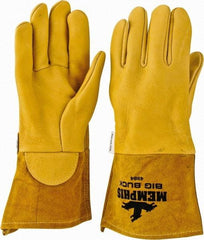 MCR Safety - Size XL Unlined Deerskin Welding Glove - Tan, Pair - Caliber Tooling