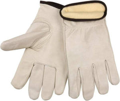 MCR Safety - Size M Cold Protection Work Gloves - For Work & Driver, Uncoated, Natural, Paired - Caliber Tooling