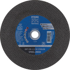 PFERD - Cutoff Wheels; Tool Compatibility: Angle Grinder ; Wheel Diameter (Inch): 9 ; Wheel Thickness (Inch): 3/32 ; Abrasive Material: Aluminum Oxide ; Maximum RPM: 6600.000 ; Grit: 46 - Exact Industrial Supply