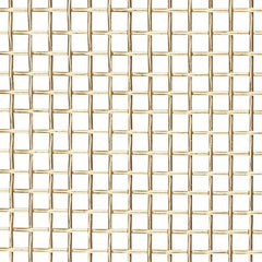 Value Collection - 36 Gage, 0.009 Inch Wire Diameter, 50 x 50 Mesh per Linear Inch, Brass, Wire Cloth - 0.011 Inch Opening Width, 36 Inch Wide, Cut to Length - Caliber Tooling