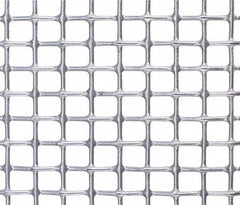 Value Collection - 25 Gage, 0.02 Inch Wire Diameter, 10 x 10 Mesh per Linear Inch, Steel, Wire Cloth - 0.08 Inch Opening Width, 36 Inch Wide, Cut to Length, Galvanized after Weave - Caliber Tooling