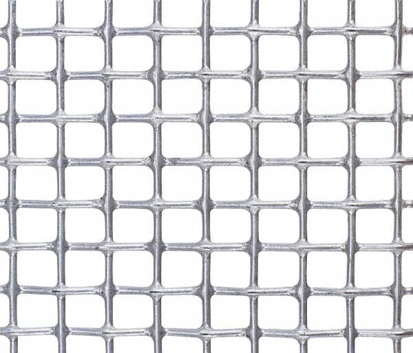 Value Collection - 20 Gage, 0.035 Inch Wire Diameter, 5 x 5 Mesh per Linear Inch, Steel, Wire Cloth - 0.165 Inch Opening Width, 36 Inch Wide, Cut to Length, Galvanized after Weave - Caliber Tooling