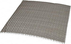 Value Collection - 16 Gage, 0.063 Inch Wire Diameter, 4 x 4 Mesh per Linear Inch, Steel, Wire Cloth - 0.187 Inch Opening Width, 12 Inch Wide x 12 Inch Stock Length - Caliber Tooling