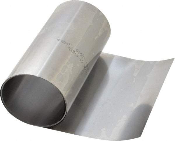 Made in USA - 15 Ft. Long x 6 Inch Wide x 0.0015 Inch Thick, Roll Shim Stock - Steel - Caliber Tooling