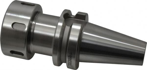 Accupro - 3/32" to 1" Capacity, 3-1/2" Projection, BT40 Taper Shank, TG/PG 100 Collet Chuck - 0.0002" TIR, Through-Spindle & DIN Flange Coolant - Exact Industrial Supply