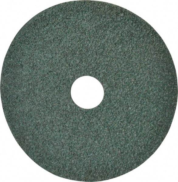 Value Collection - 5" Diam 7/8" Hole 24 Grit Fiber Disc - Very Coarse Grade, Ceramic, 11,000 Max RPM - Caliber Tooling