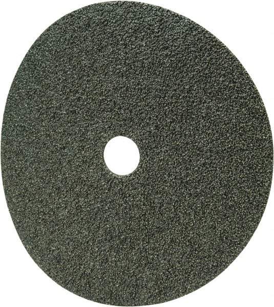 Made in USA - 7" Diam 7/8" Hole 24 Grit Fiber Disc - Very Coarse Grade, Ceramic, 8,500 Max RPM - Caliber Tooling