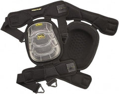 CLC - Size Universal, Buckle Straps, Knee Pad - Gel Padding, Black, 2 Fabric Straps, Polyurethane Cover - Caliber Tooling