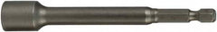 Wiha - 3/8" Magnetic Nutsetter - 1/4" Hex Drive, 6" OAL - Caliber Tooling