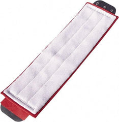 Unger - 5" Red Head Band, Large Microfiber Loop End Mop Pad - Quick Change Connection - Caliber Tooling