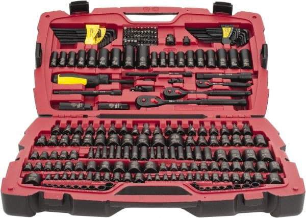 Stanley - 229 Piece Mechanic's Tool Set - Comes in Blow Mold Box - Caliber Tooling