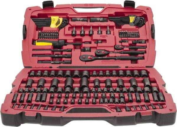 Stanley - 179 Piece Mechanic's Tool Set - Comes in Blow Mold Box - Caliber Tooling