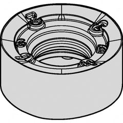 Kennametal - RNGJ10T3M0 GD Grade KCSM30 Carbide Milling Insert - TiAlN Finish, 0.1874" Thick, 10mm Inscribed Circle - Caliber Tooling