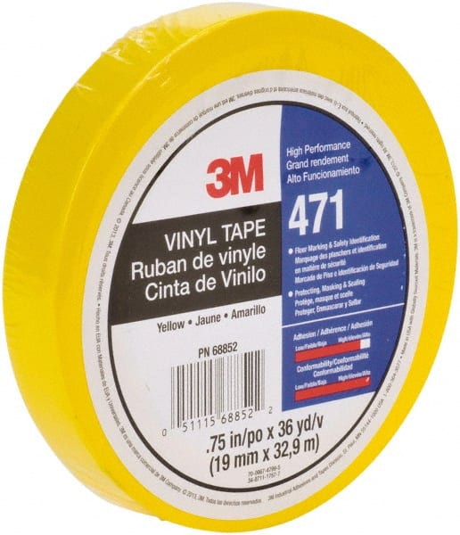 3M - 3/4" x 108' Vinyl Floor & Egress Tape - Caliber Tooling