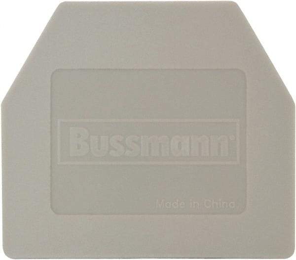 Cooper Bussmann - 1.18" High x 0.8" Long, Terminal Block End Cover - Use with DM20-GY Terminal Blocks - Caliber Tooling