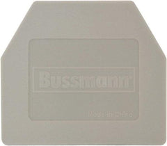 Cooper Bussmann - 1.18" High x 0.8" Long, Terminal Block End Cover - Use with DM20-GY Terminal Blocks - Caliber Tooling