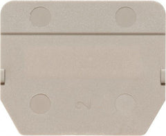 Cooper Bussmann - 2" High x 2.4" Long, Terminal Block Partition Plate - Use with DS50 Series Terminal Blocks - Caliber Tooling