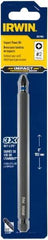 Irwin - #2 Phillips Screwdriver Bit - 1/4" Hex Drive, 6" OAL - Caliber Tooling