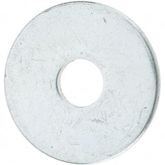 Value Collection - 1/4" Screw, Steel Fender Flat Washer - 9/32" ID x 1" OD, 1/16" Thick, Zinc-Plated Finish - Caliber Tooling