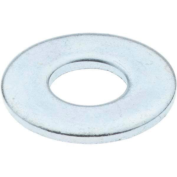 Value Collection - 5/16" Screw, Steel USS Flat Washer - 3/8" ID x 7/8" OD, 3/32" Thick, Zinc-Plated Finish - Caliber Tooling