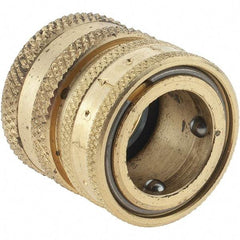 Parker - 3/4 Garden Hose Coupler - Brass & Stainless Steel, Female Connector - Caliber Tooling