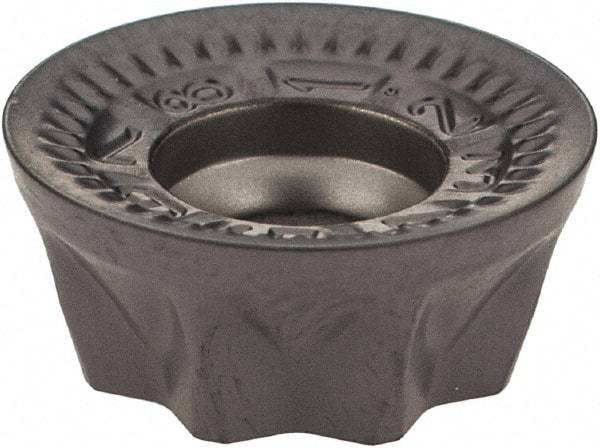 Iscar - R90MT43 RM Grade IC950 Carbide Milling Insert - TiAlN Finish, 0.213" Thick, 1/2" Inscribed Circle - Caliber Tooling