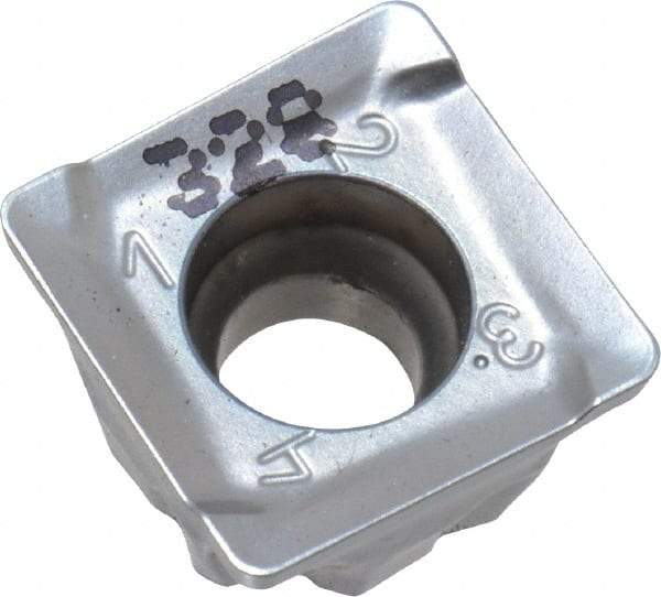 Iscar - S90MT1106 R Grade IC328 Carbide Milling Insert - TiCN Finish, 0.2362" Thick, 0.4291" Inscribed Circle, 0.8mm Corner Radius - Caliber Tooling