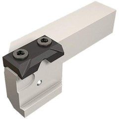 Iscar - 100mm OAL, Right Hand Indexable Grooving Cutoff Toolholder - 20mm Shank Height x 20mm Shank Width, GI.. Insert Style, UBHC Toolholder Style, Series Cut Grip - Caliber Tooling