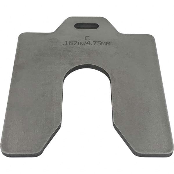 Maudlin Products - Metal Shim Stock Type: Slotted Shim Material: Stainless Steel - Caliber Tooling