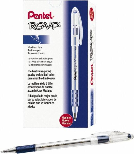 Pentel - Conical Ball Point Pen - Blue - Caliber Tooling