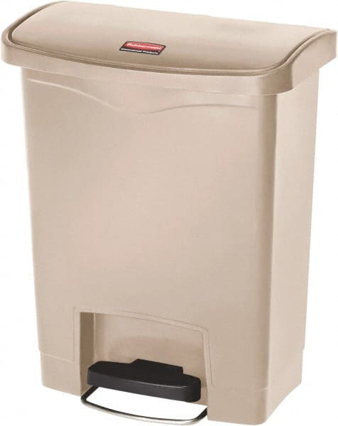 Rubbermaid - 8 Gal Rectangle Unlabeled Trash Can - Exact Industrial Supply