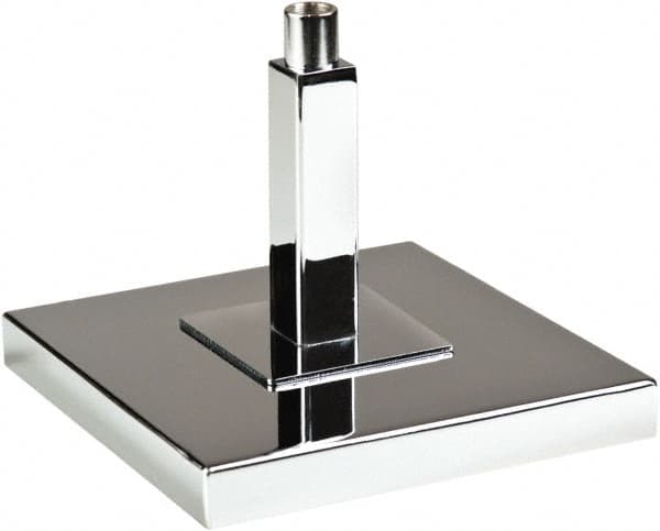 ECONOCO - 6" Wide, Open Shelving Accessory/Component - Steel, Chrome Finish, 6" Long, Use with 5/8" Flange Upright - Caliber Tooling