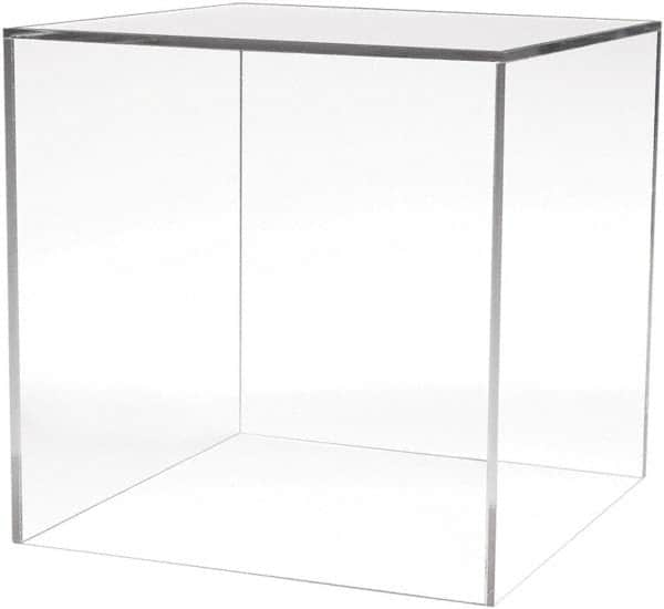 ECONOCO - 12" High x 12" Wide x 12" Deep, Display Cube Plastic Shelving - Clear - Caliber Tooling